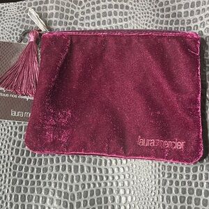 New eith tag. Laura Mercier Fuchsia Velvet Cosmetic Bag